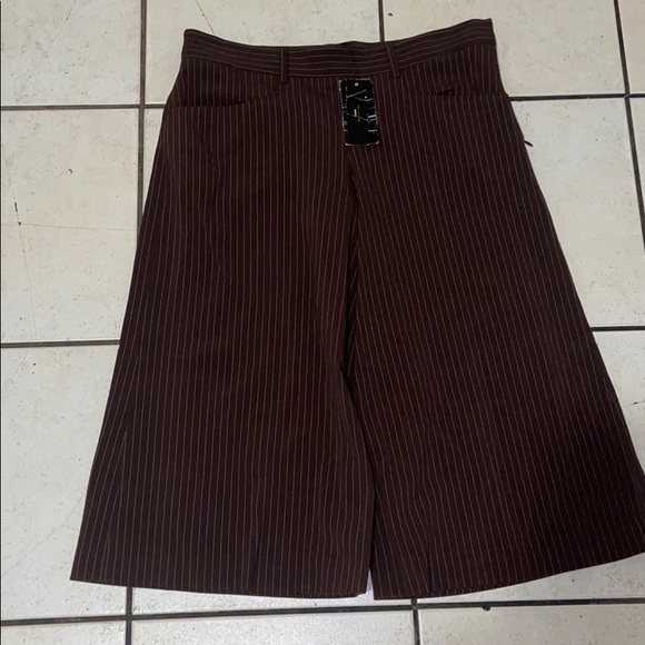 3x$30 BCBG Culottes Size 6 Work Pants Pinstriped - Picture 1 of 7